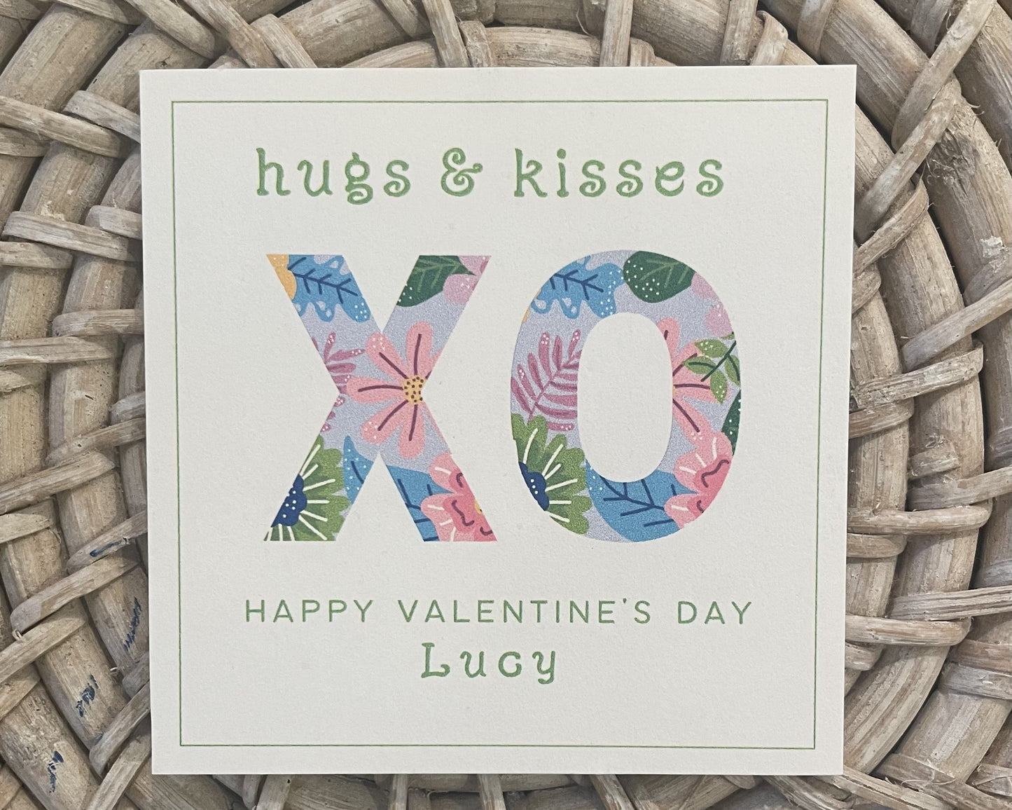 Hugs & Kisses Valentine Tags