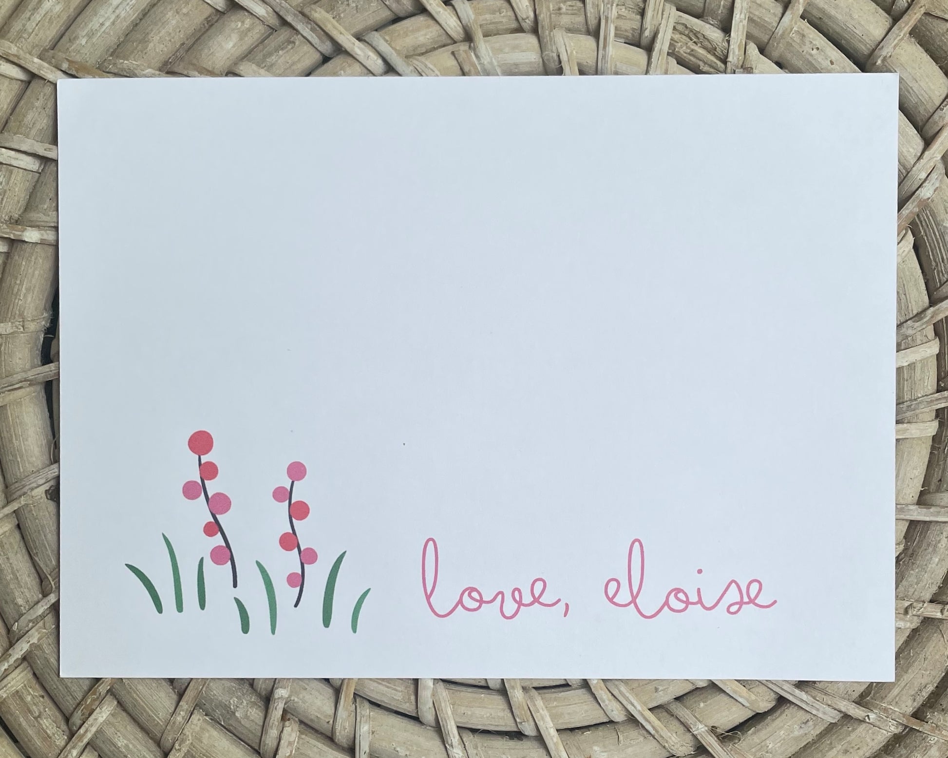 Blooms Note Card – Langley + Lamm Paper