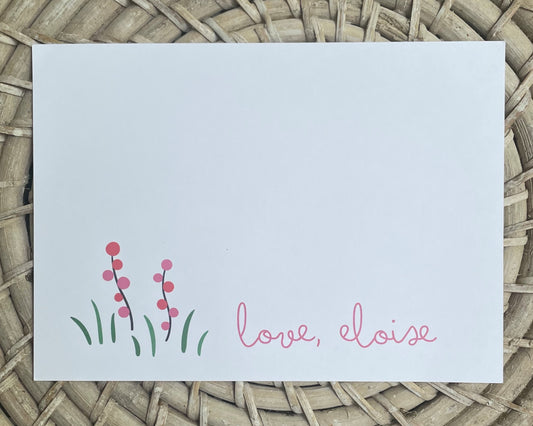 Blooms Note Card