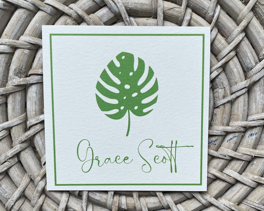 Monstera Gift Tag