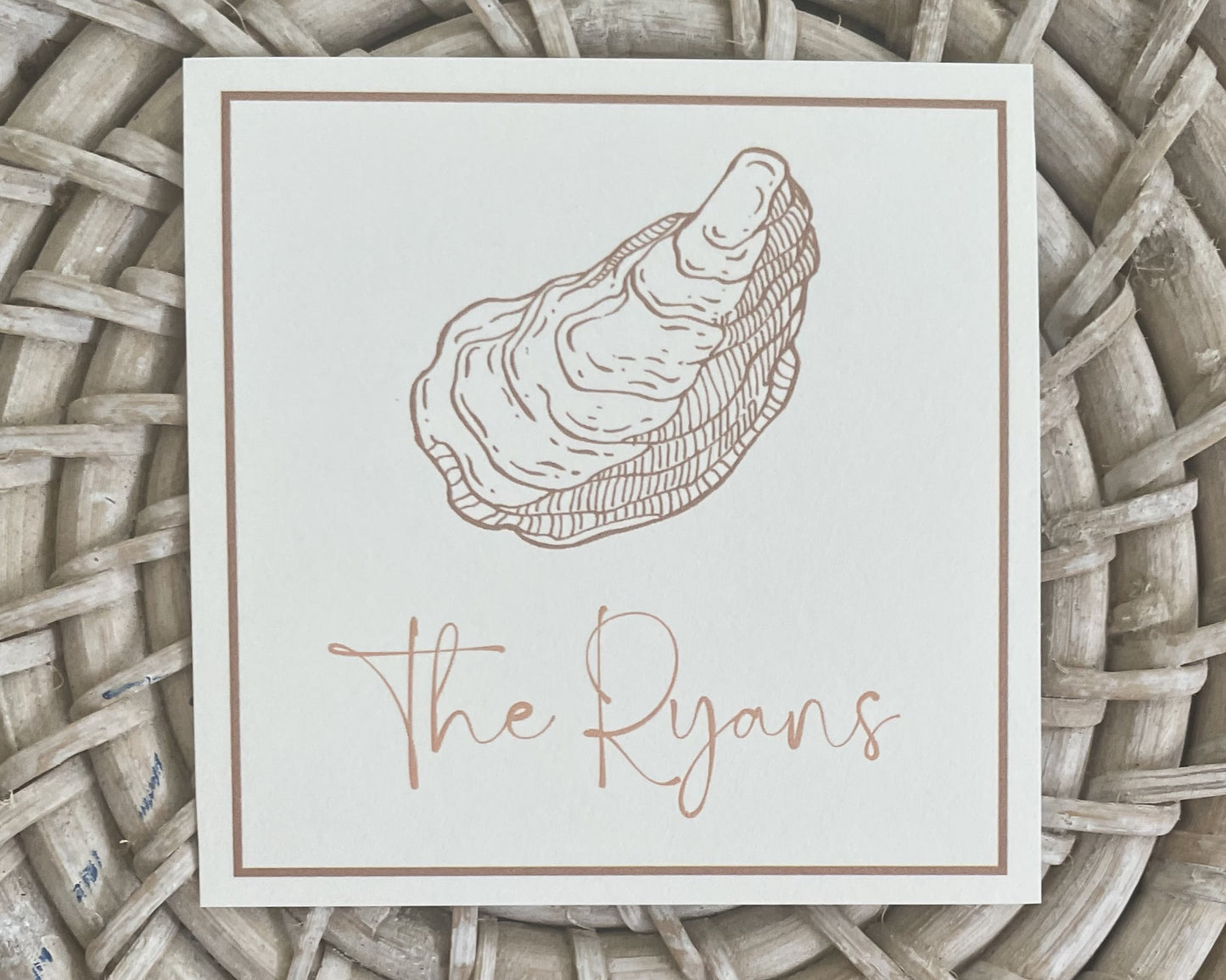 Oyster Gift Tag