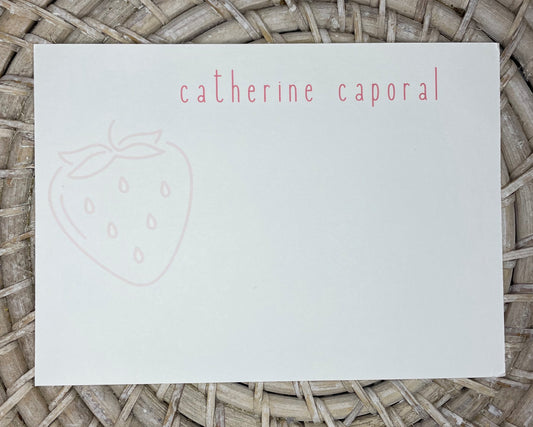 Strawberry Note Card