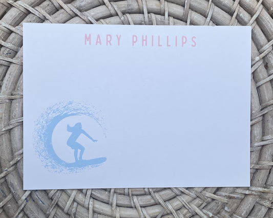 Surfer Note Card