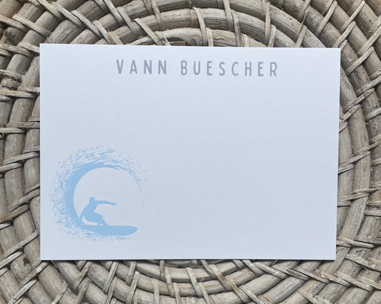 Surfer Note Card