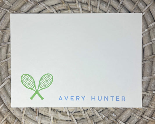 Tennis Note Card